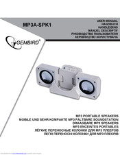 Gembird MP3A-SPK1 User Manual