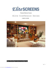 Elite Screens Elite CineTension Series User Manual