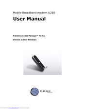 Franklin Wireless U210 User Manual