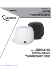 Gembird SPK-103 User Manual