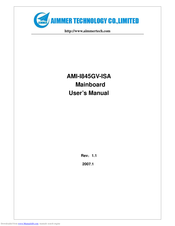 Aimmer technology AMI-I845GV-ISA User Manual