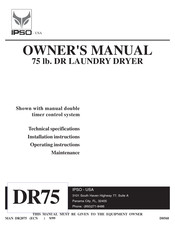 IPSO DR75 Owner's Manual