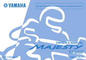 Yamaha Majesty YP400Z Owner's Manual