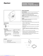 Raychem QuickStat Installation And Operating Manual