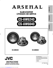 JVC Arsenal CS-AW6240 Instructions Manual