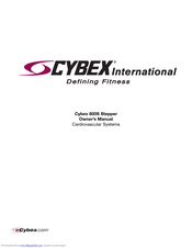 CYBEX 800S Owner's Manual
