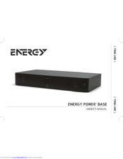 Energy Power base Owner's Manual