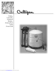 Culligan Aqua-Cleer Good Water Machine Owner's Manual