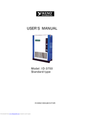 Ikeno Dehumidifier ID-3750 User Manual