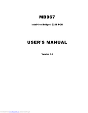 American Megatrends MB967 User Manual
