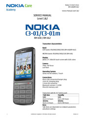 Nokia C3-01m Service Manual