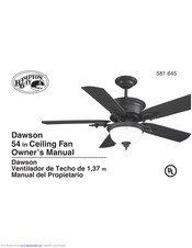 HAMPTON BAY Dawson 581 645 Owner's Manual