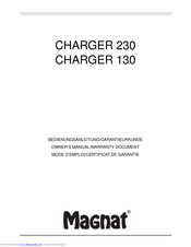 Magnat Audio Pro Charger 130 Owner's Manual