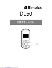 Simplex DL50 User Manual