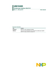 Nxp Semiconductors UM10480 User Manual