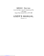 American Megatrends MB961 Series User Manual