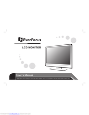 EverFocus LCD Monitor User Manual