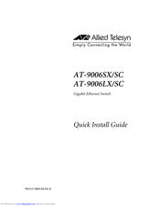 Allied Telesis AT-9006LX/SC Quick Install Manual
