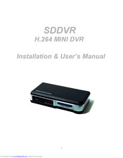Genie CCTV SDDVR Installation & User Manual