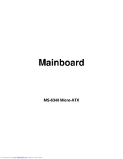 MSi MS-6340 Technical Manual