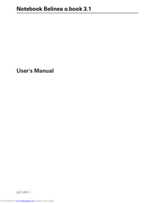 Belinea o.book 1.1 User Manual