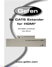 Gefen EXT-HDMI1.3-CAT6-8X User Manual