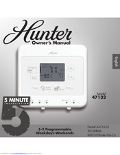 Hunter 47132 Owner's Manual