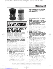 Honeywell HZ-0360 Series Instructions Manual