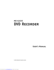 Medion MD 41035 User Manual