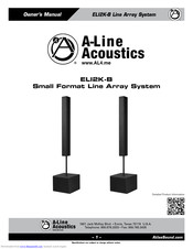 Atlas A-line Acoustic ELI2K-B Owner's Manual