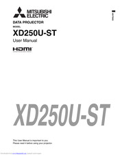 Mitsubishi Electric XD250U-ST User Manual