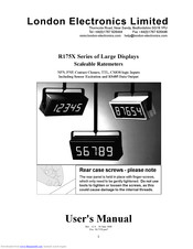 London Electronics 1700 Series User Manual