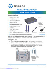 Telular Wi PATH SX7 EVDO Quick Start Manual