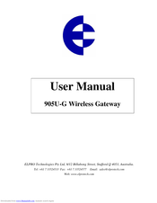 ELPRO Technologies 905U-G User Manual