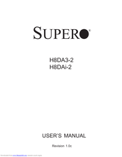 Supero H8DA3-2 User Manual