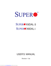 Supero X9DAL-i User Manual