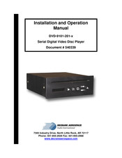 Decrane Aerospace DVD-9101-201-1 Installation And Operation Manual