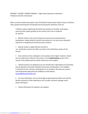 BioZone Scientific International IceZone IZ-X30 Owner's Manual
