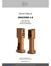 Acoustic Preference GRACIOSO 1.0 Owner's Manual