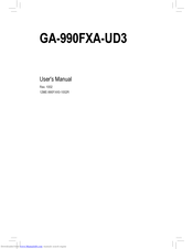Gigabyte GA-990FXA-UD3 User Manual