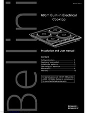 Bellini BCS604X-1 Installation And User Manual