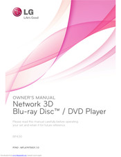 LG BP430N Owner's Manual