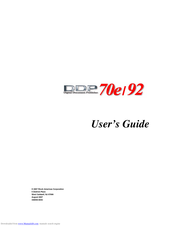 Ricoh DDP70E-92 User Manual