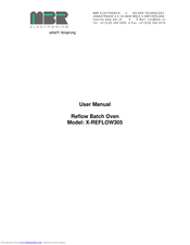 MBR Electronics X-REFLOW305 User Manual