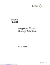 LSI MegaRAID 320 User Manual