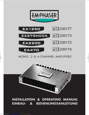 EM Phaser EA2200 Installation & Operating Manual