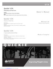 Sunrise Medical Quickie GTX Owner's Manual