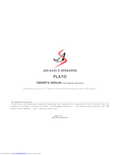 Jas Audio PLATO Owner's Manual