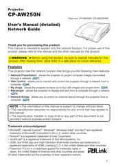 Hitachi CP-AW2519N  guide User Manual