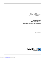 Multi-Tech RoteFinder RF500S User Manual